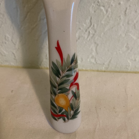 Andrea By Sadek Partridge in a Pear Tree Cake Plate & Server 1991 Japan - Picture 4 of 9